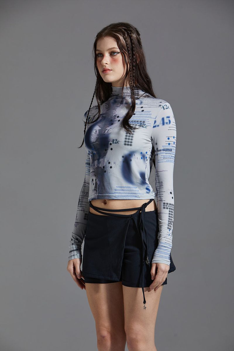 MAP PRINTING T-SHIRT