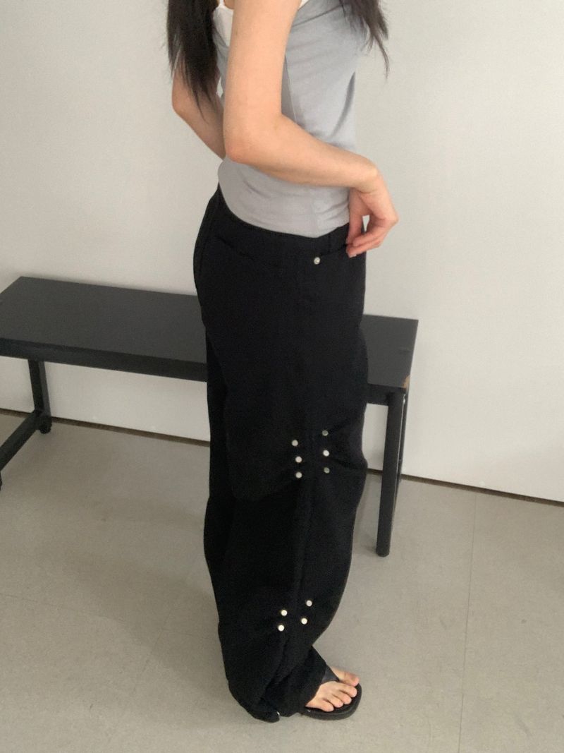 [~2XL] ハワード サイドリベットパンツ