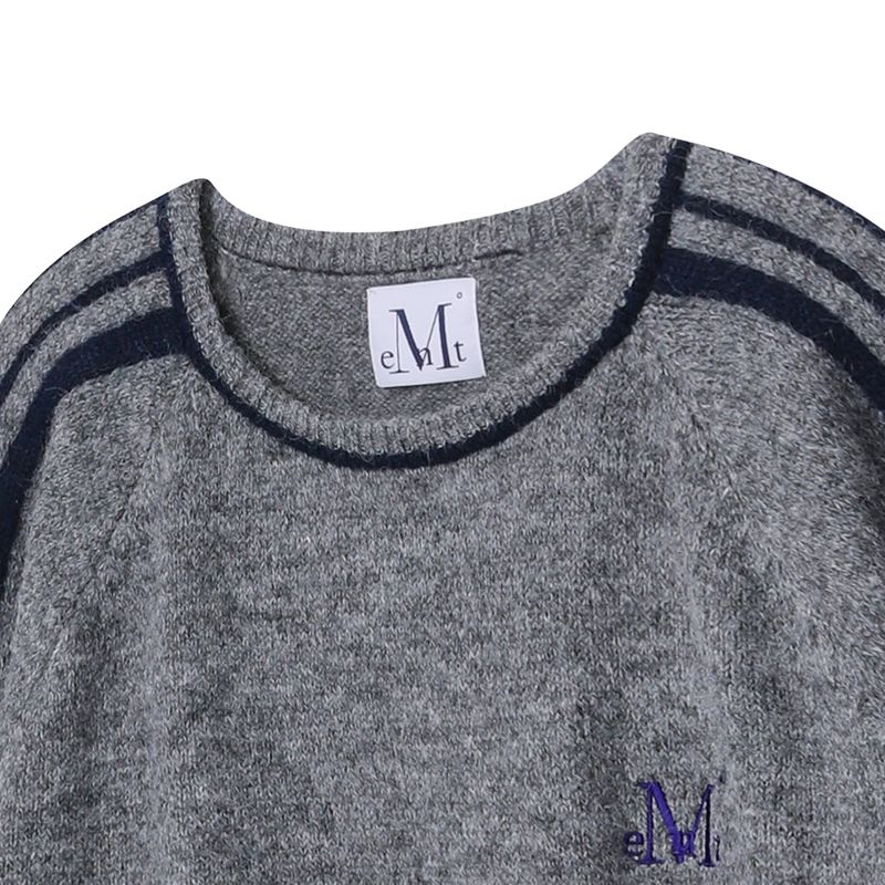 HERNE TRACK LINE LOOSE-FIT KNIT UNISEX (3Color)