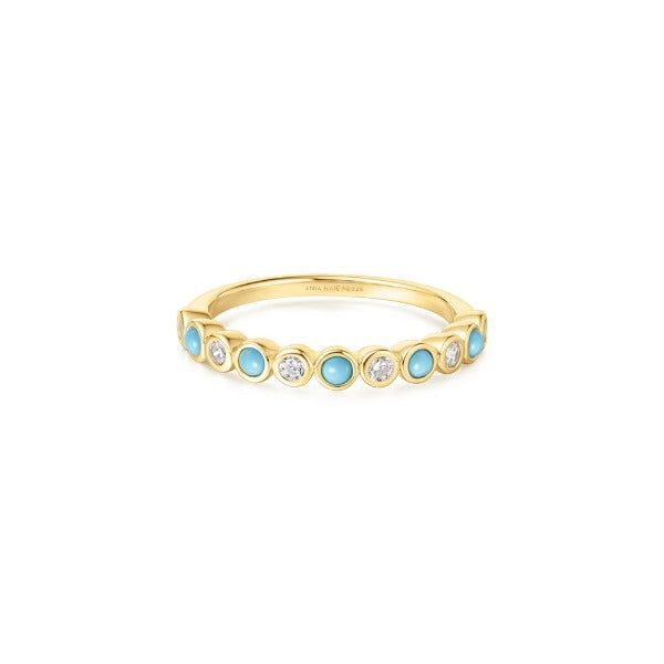 ANIA HAIE（アニア ハイエ）の「シルバーベゼルラボクリエイティドターコイズリング R063-01G（アクセサリー）」