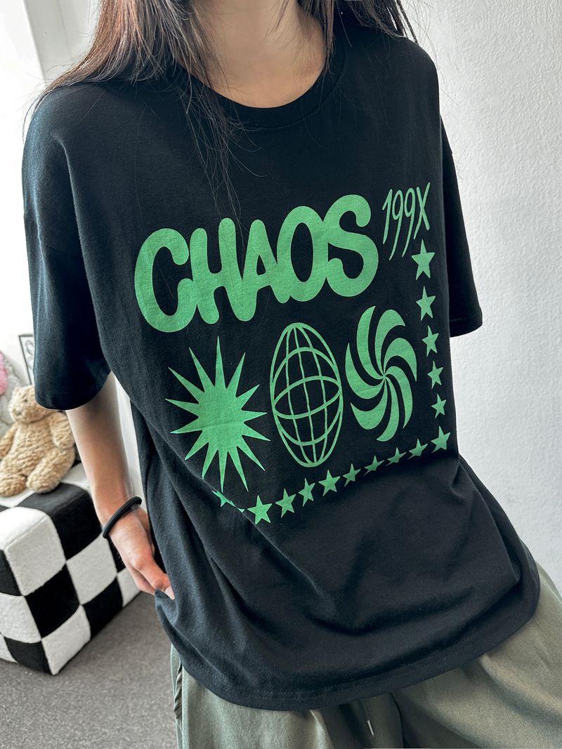 CCORTTI(コルッティ)の「Disorder Graffiti Tattoo Patch Graphic Oversized Tee 4color(Tops)」