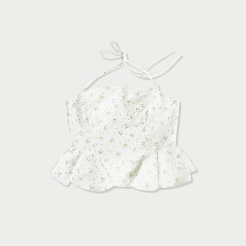 Flower cotton sleeveless