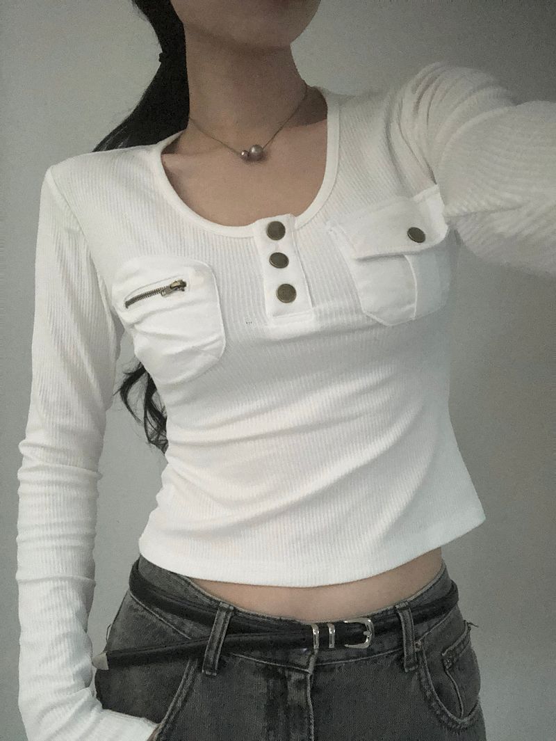 onthenextpage（オンザネクストページ）の「Two-Pocket Slim Button Tee（Tops）」