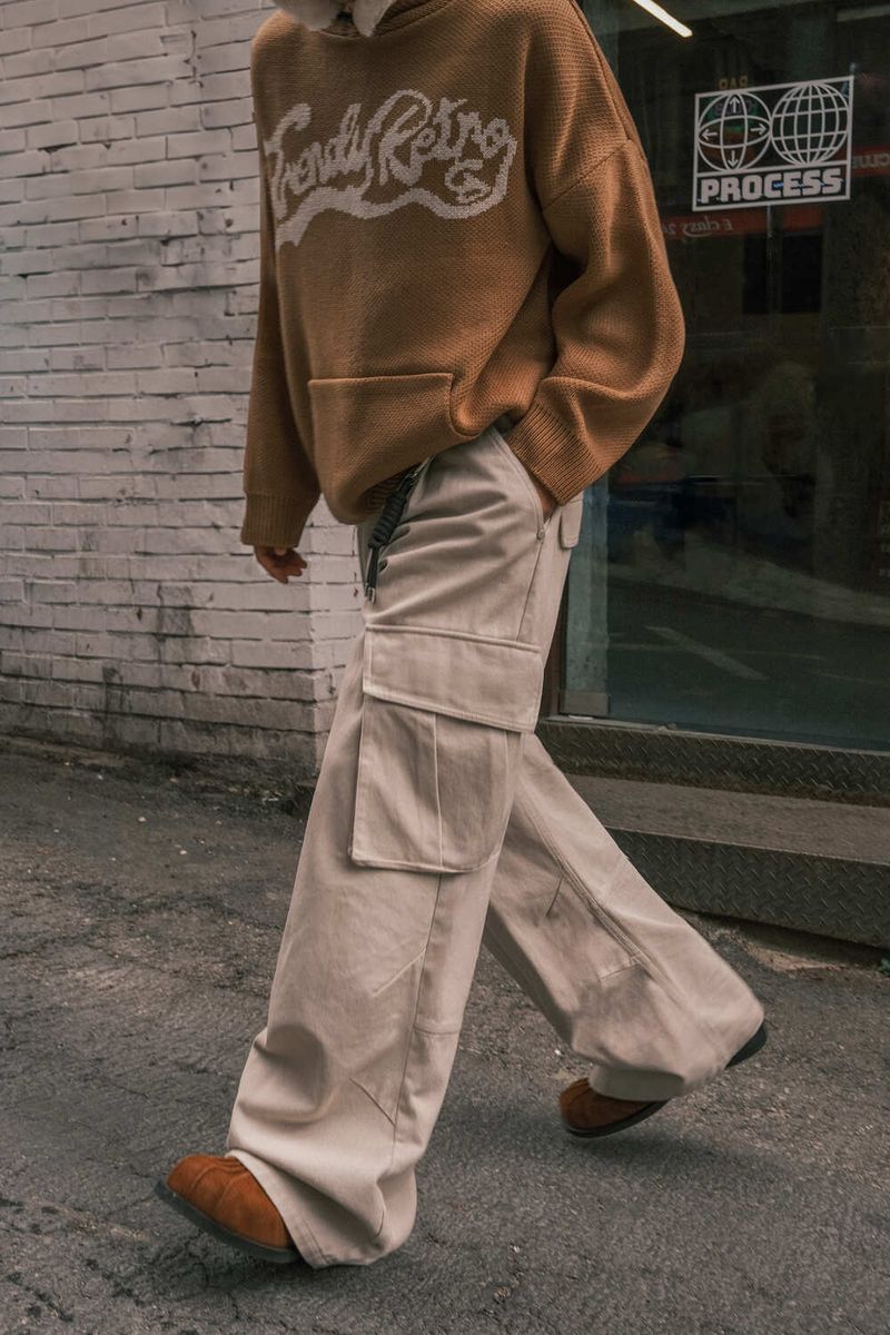 COTTON DART CARGO PANTS