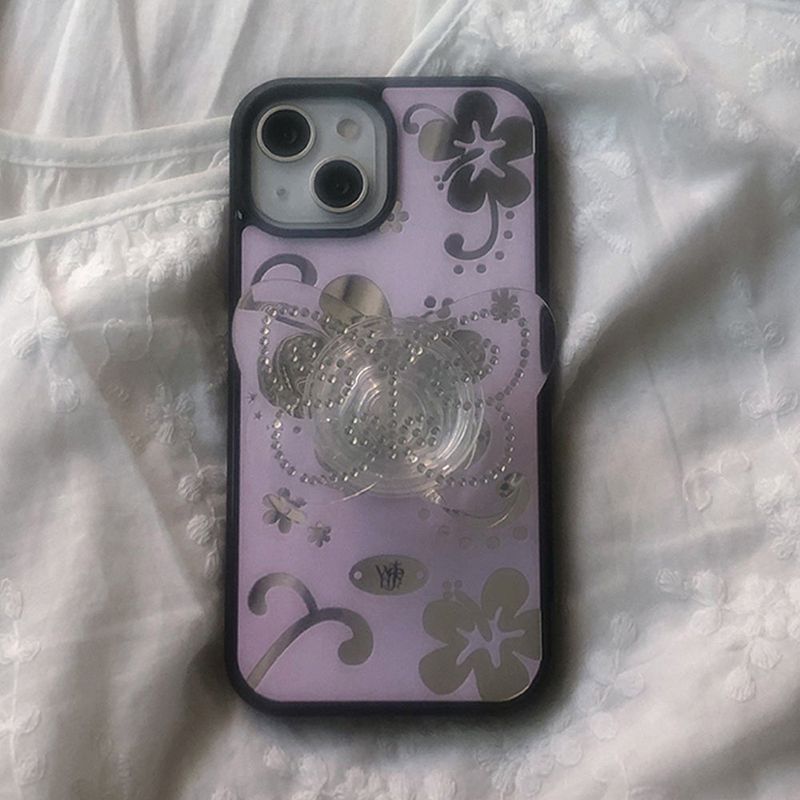 [MADE] bloom mirror case (pink)