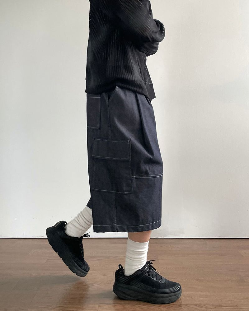 Diki Bermuda Denim Pants