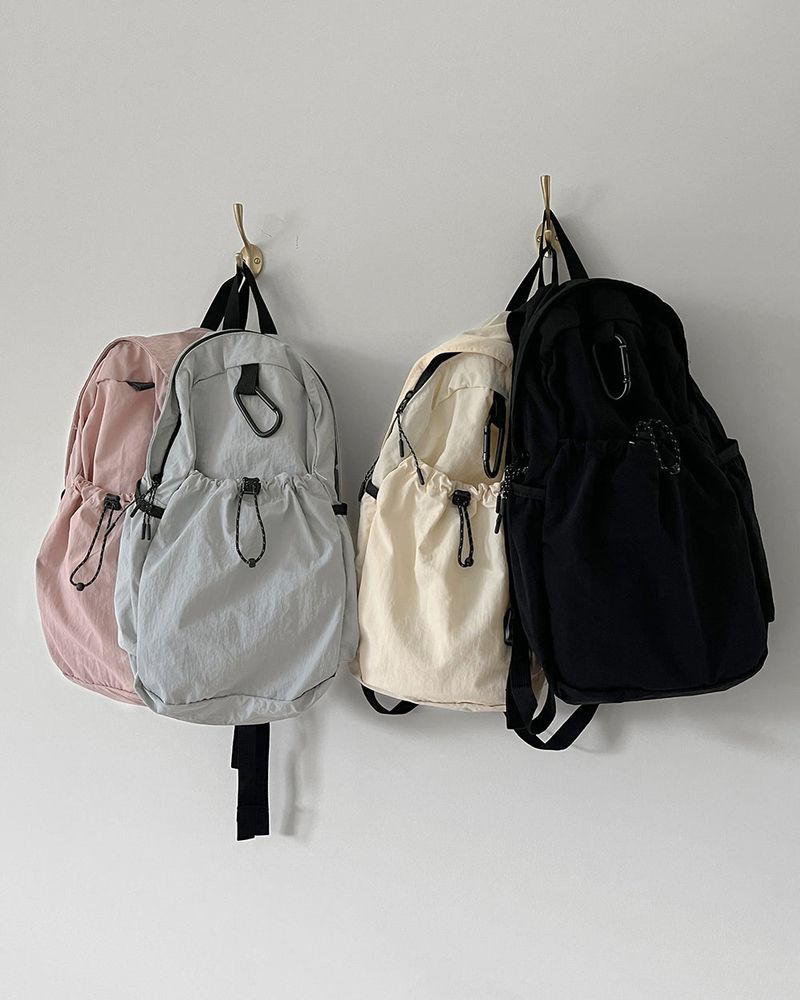 Cliff Coloring String Mini Nylon Backpack
