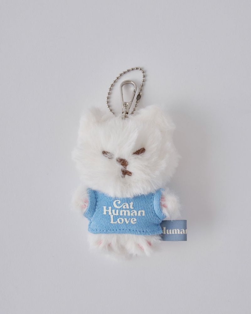 Human & Cat(ヒューマン&キャット)の「BIG CAT KEY-RING / WHITE(Toys/Key Holders)」