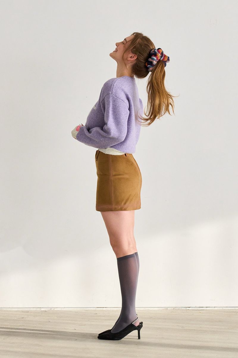 MP SYMBOL LOGO KNIT LAVENDER