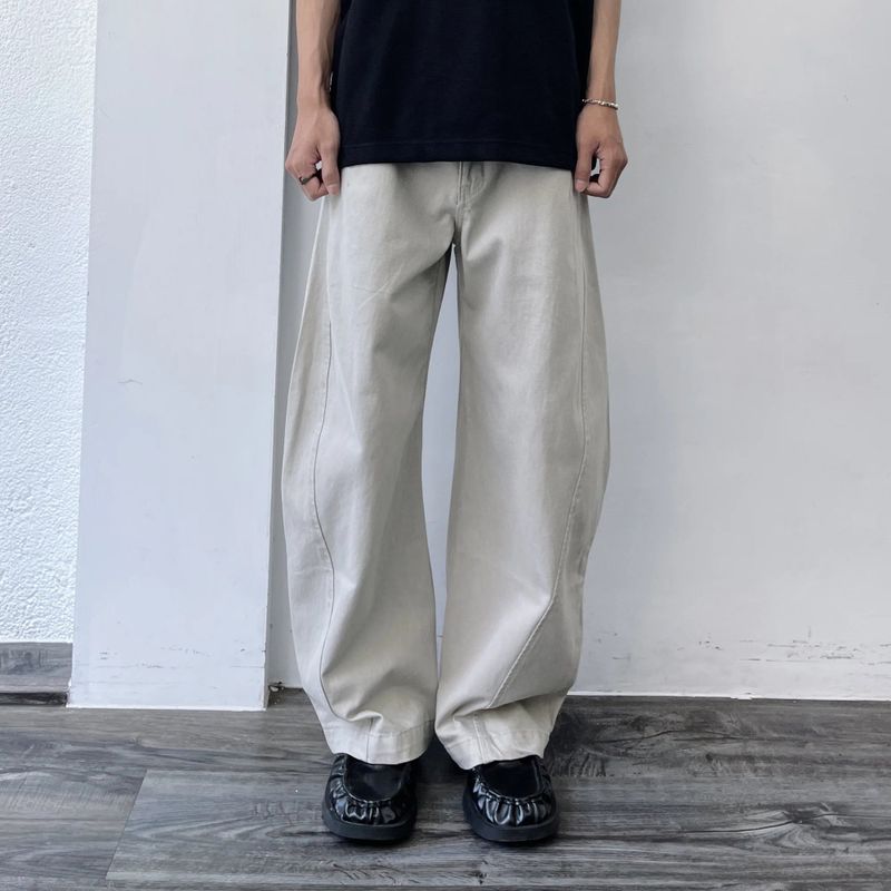 FADE MEET（フェードミート）の「カーブドパネルワイドレッグトラウザーズ（パンツ）」