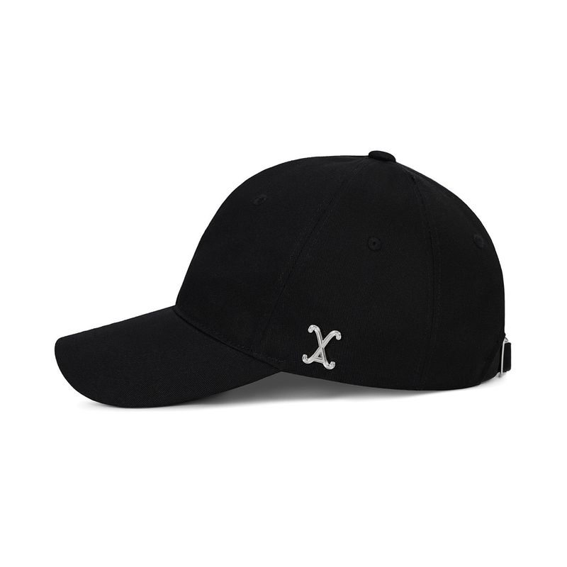 VA Curved Stud Ball Cap / Black