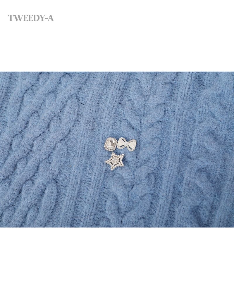 Willie Twisted Pullover Knit Top 4 Colors