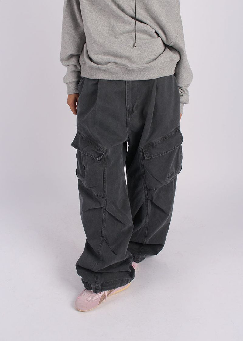 GARMENT CARGO WIDE PANTS