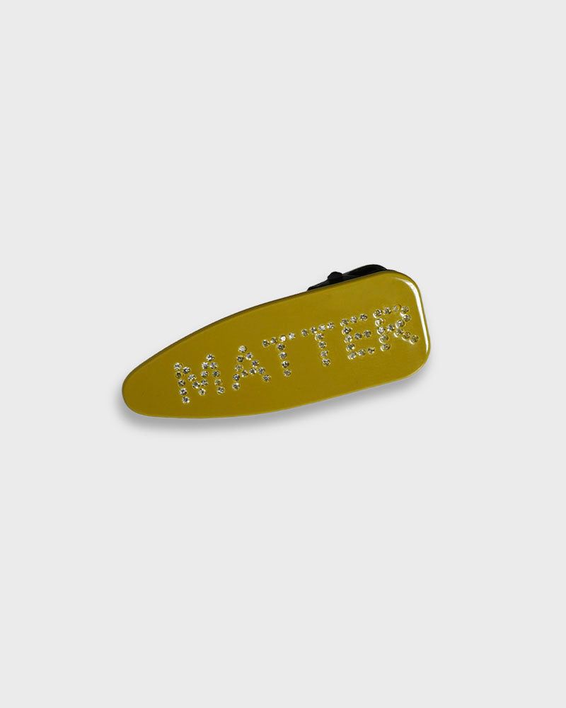 it doesn't matter.(イットダズントマッター)の「MATTER cubic hair pin (Olive / Select side) (Hair Accessories)」