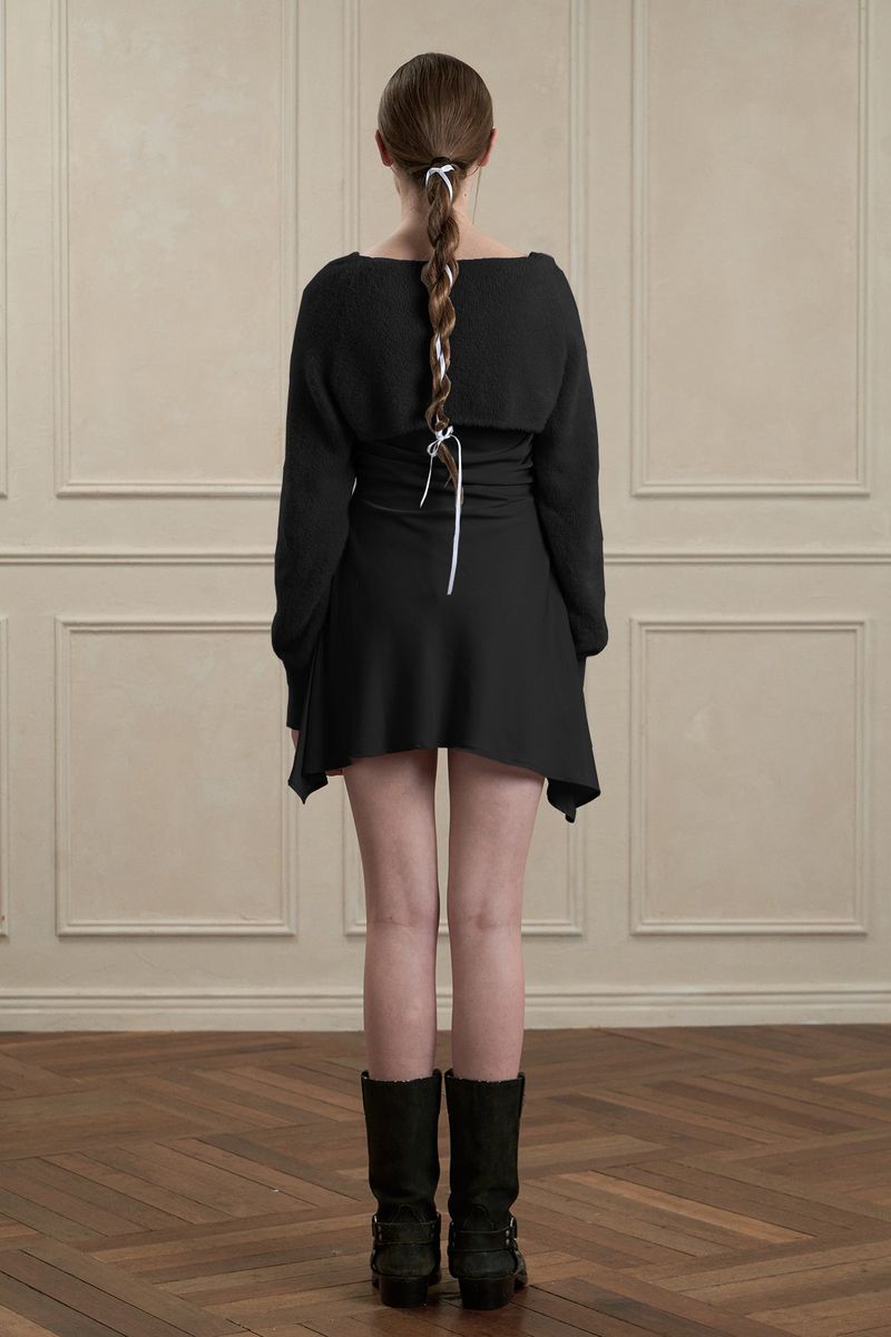PETAL BOLERO black