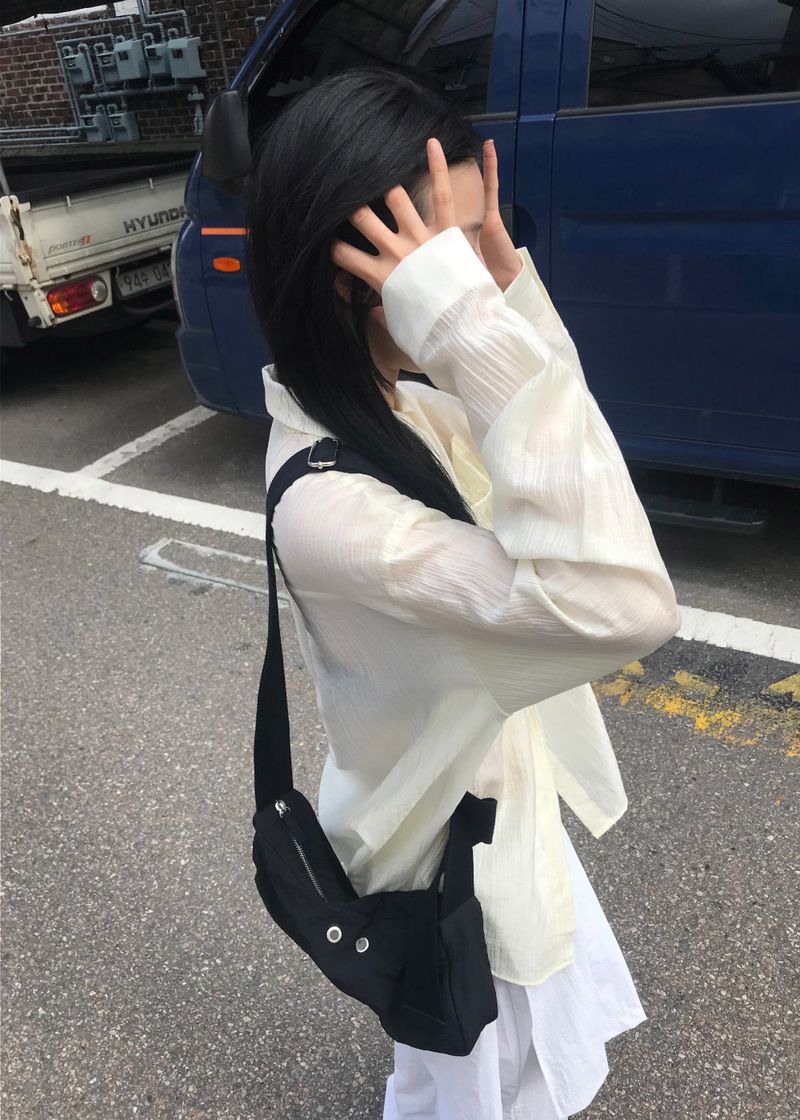 AIRY SHEER SHIRT