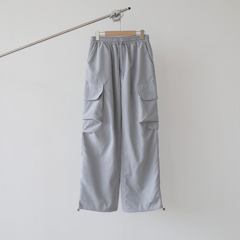 THIN WIDE CARGO PANTS