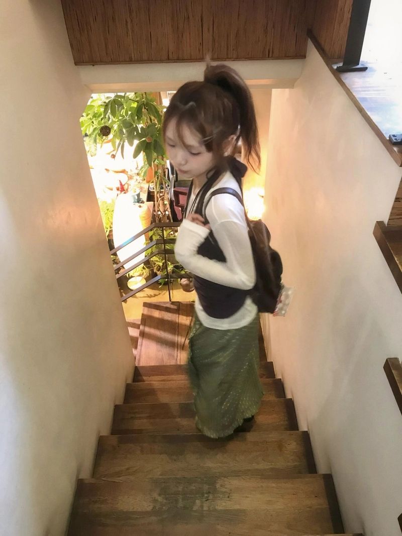 oso dot frill skirt