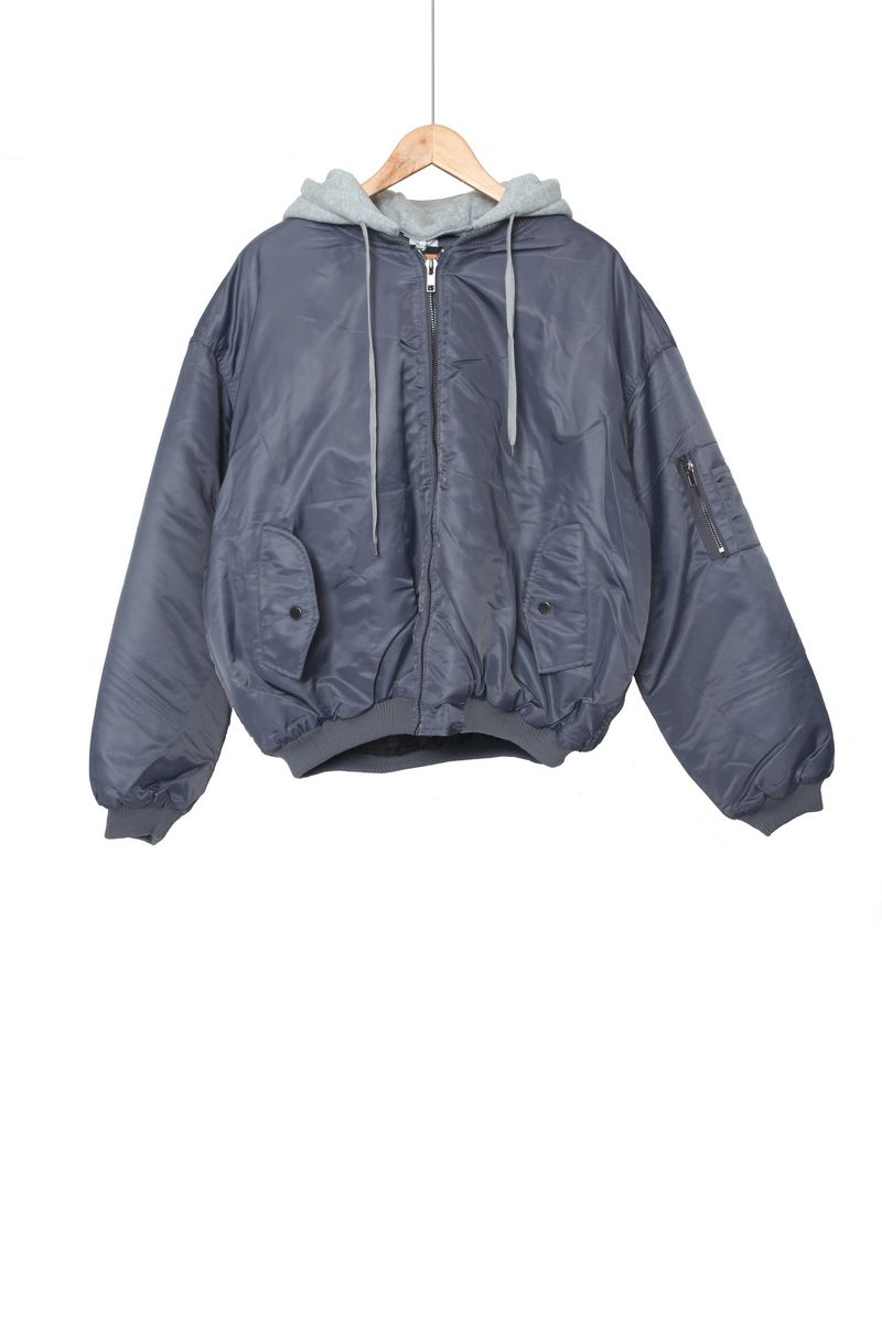 Hooded aerial jumper padding