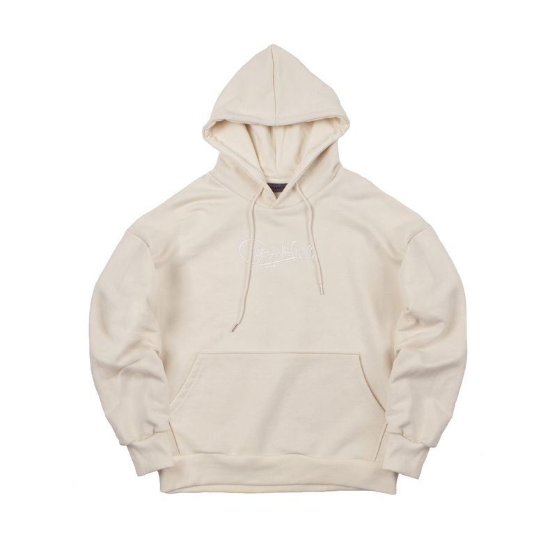 ARCANE FUNK（アーケインファンク）の「EMB LOGO HOODIE cream（Tops）」