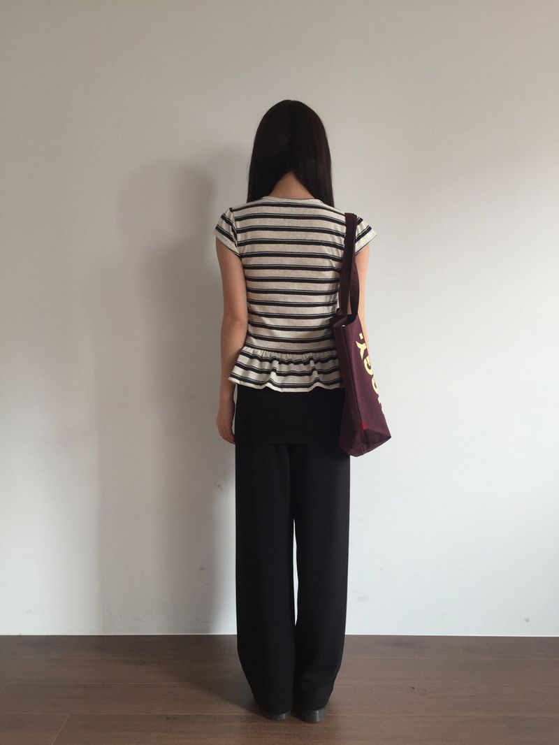 As-side button pants (2color)