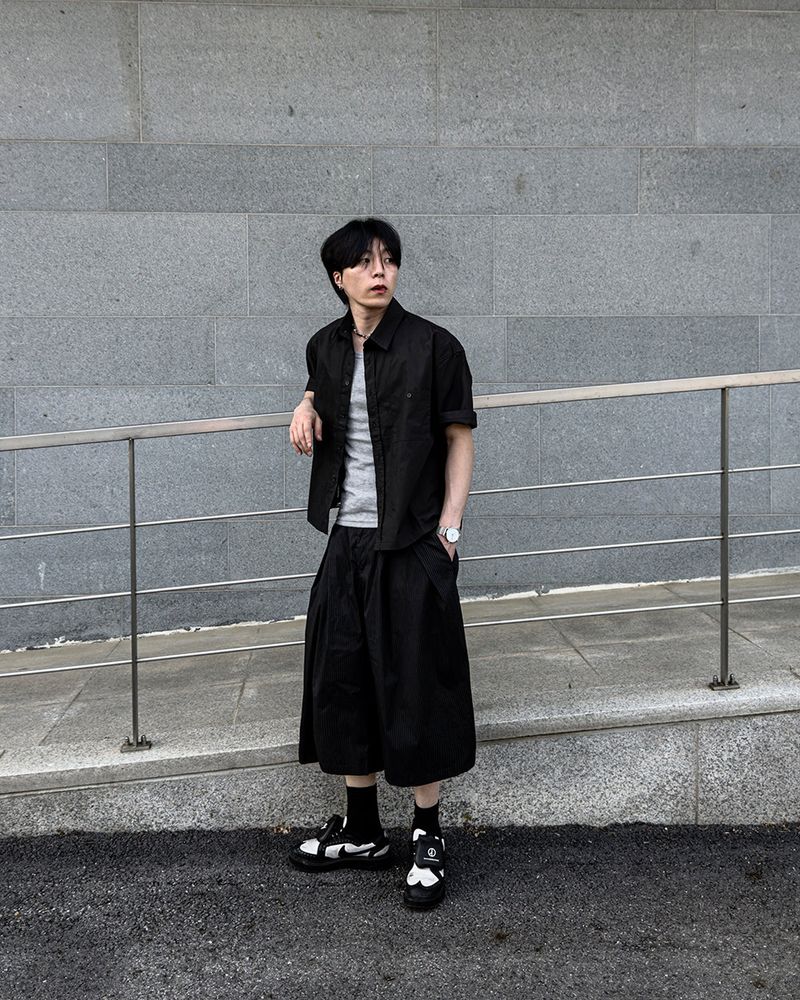 Kai Twin-Tuck Bermuda Slacks