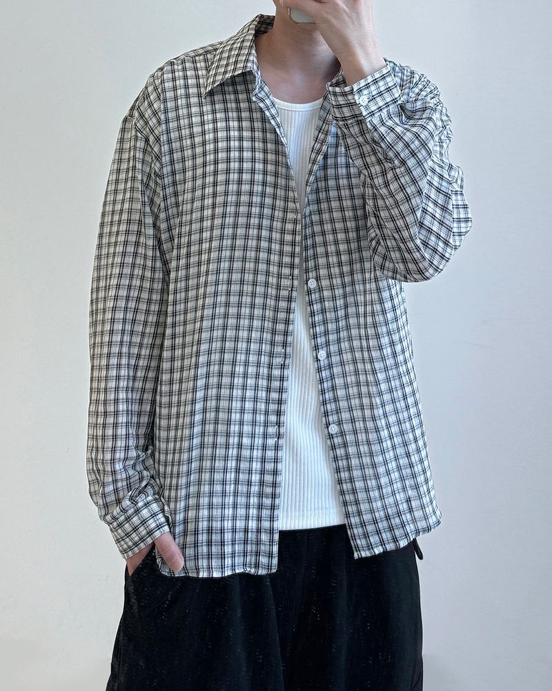 Focus Seersucker Check Shirt