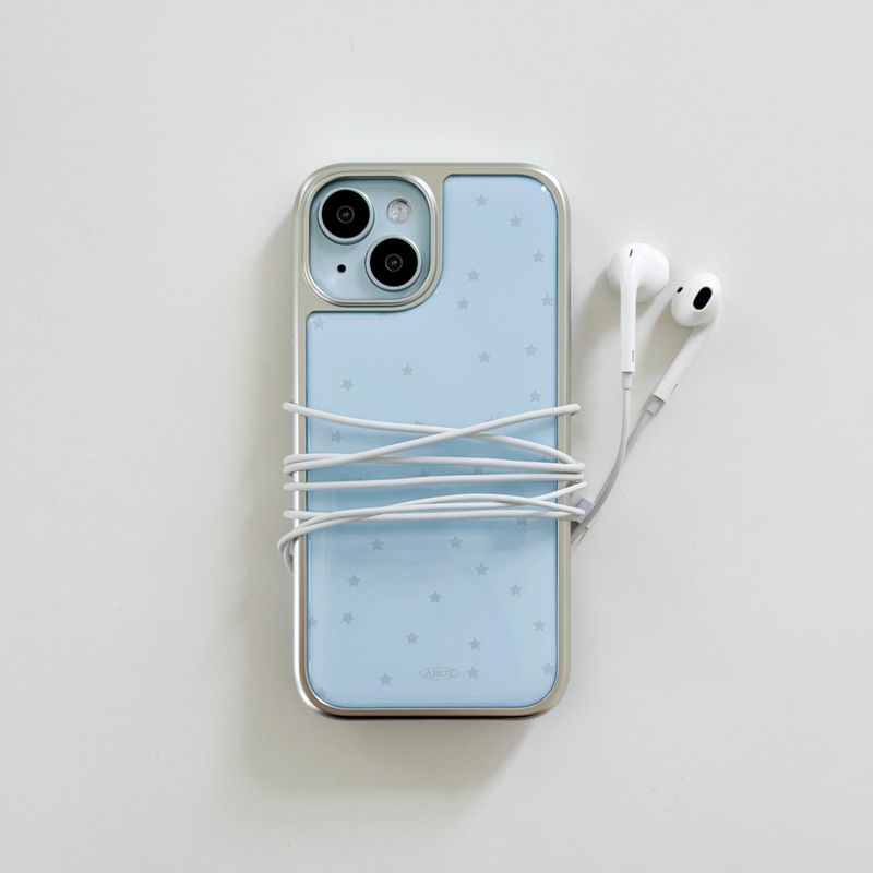 BLUE STAR Silver Epoxy Case