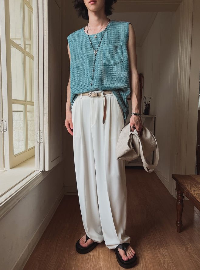 Trui Cooling Semi-Banding Long Slacks