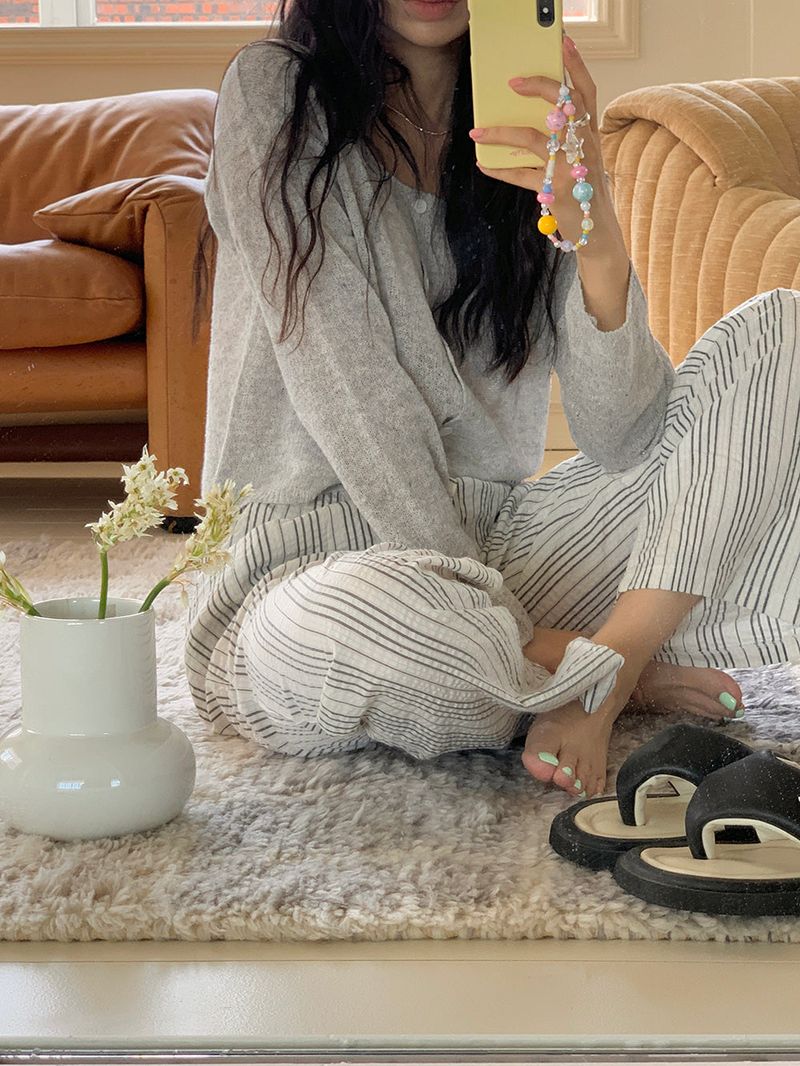 [MADE] REM SEERSUCKER PANTS