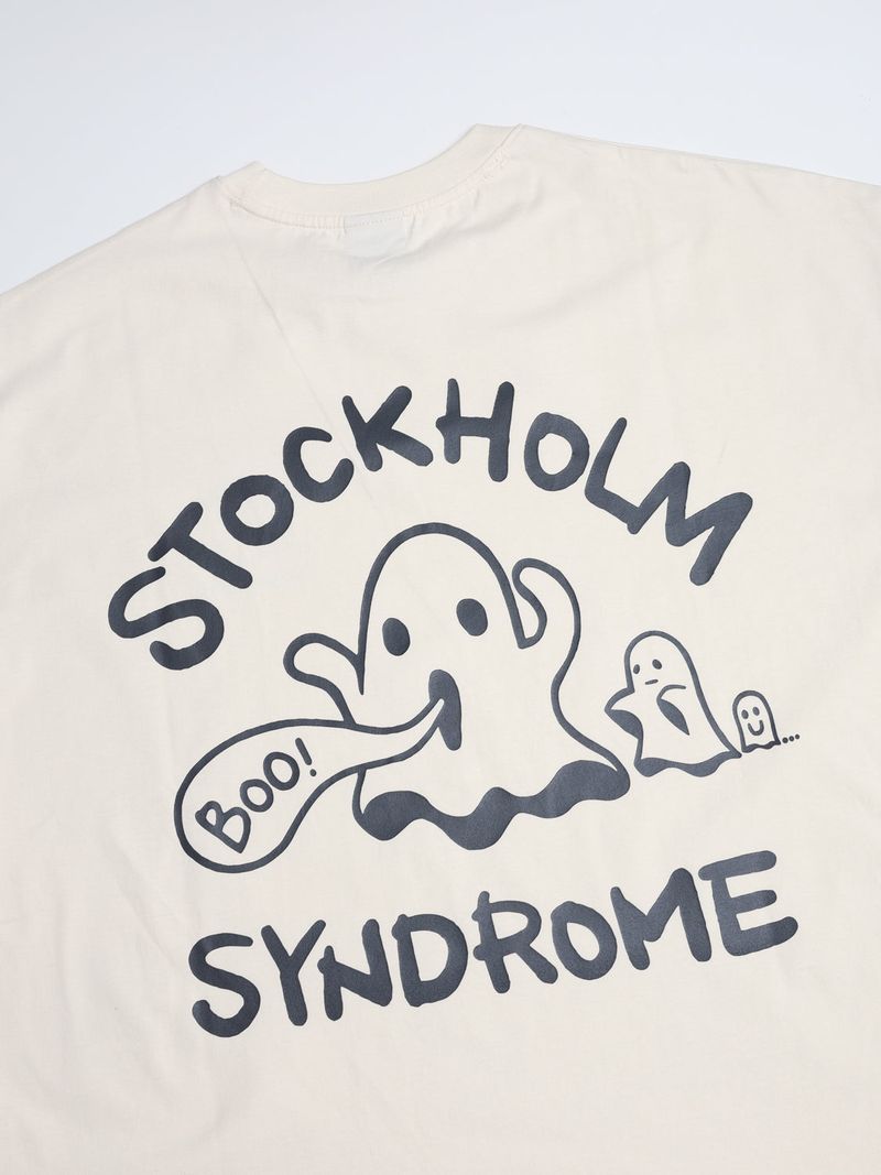 ゴーストTシャツ - クリーム