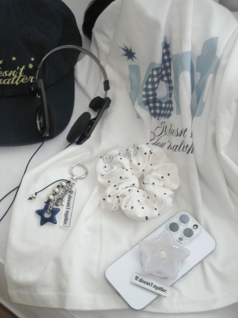 [STAR] Rock star bagcharm (Navy)