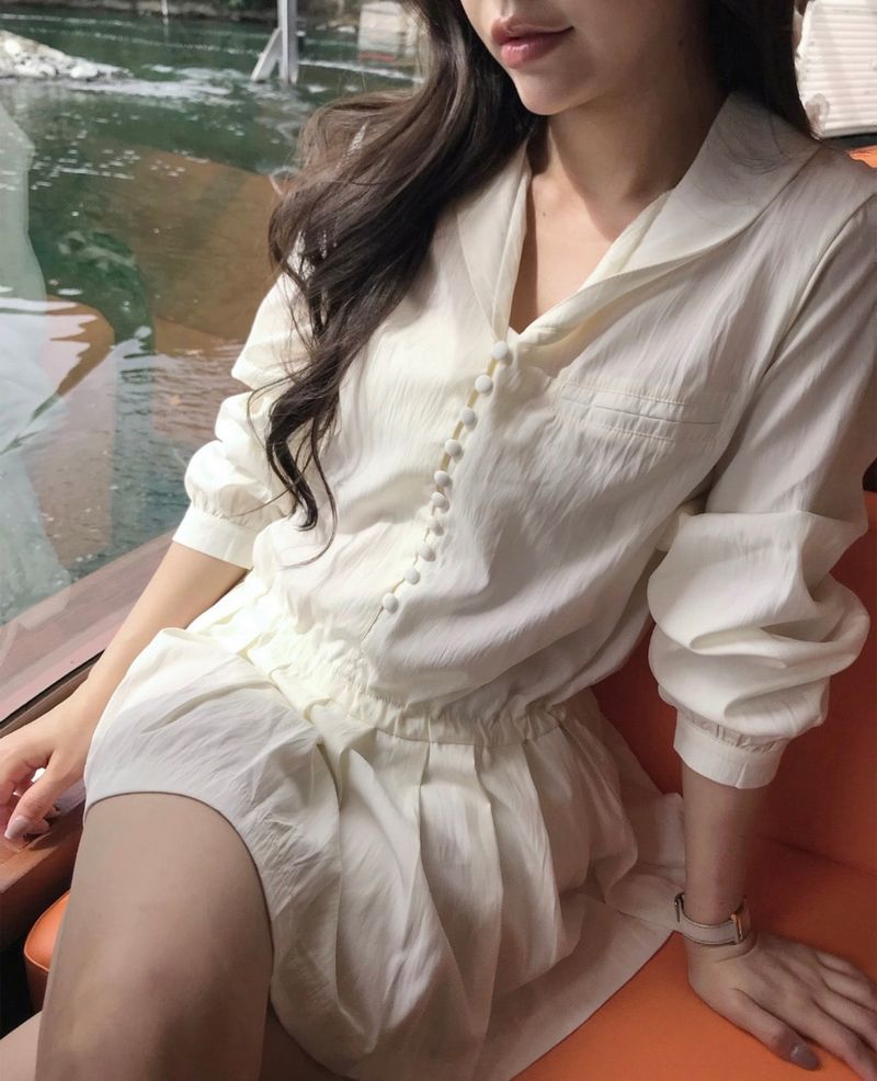 flip shirt & mini pleats ops