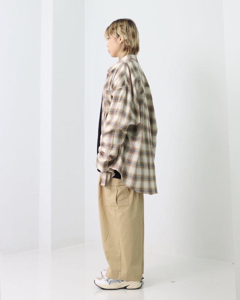 Overfit Retro Checked Shirt_2color