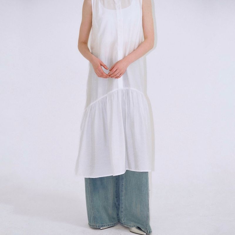 Long Shirt Dress - 2colors