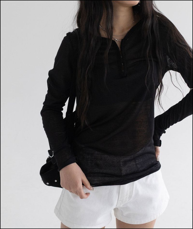 Otie tencel layered long sleeve