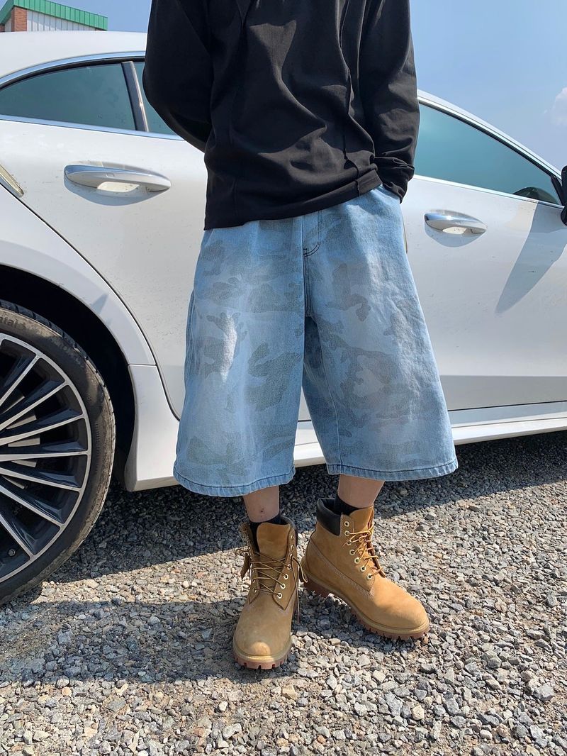 DISCERNMENT(ディサーンメント)の「Run Camo Carpenter Bermuda Pants 3C(Pants)」