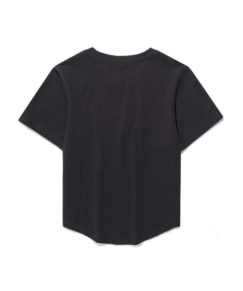 Bumpy Kiss Logo Tee Charcoal (KIB6MFT503A)