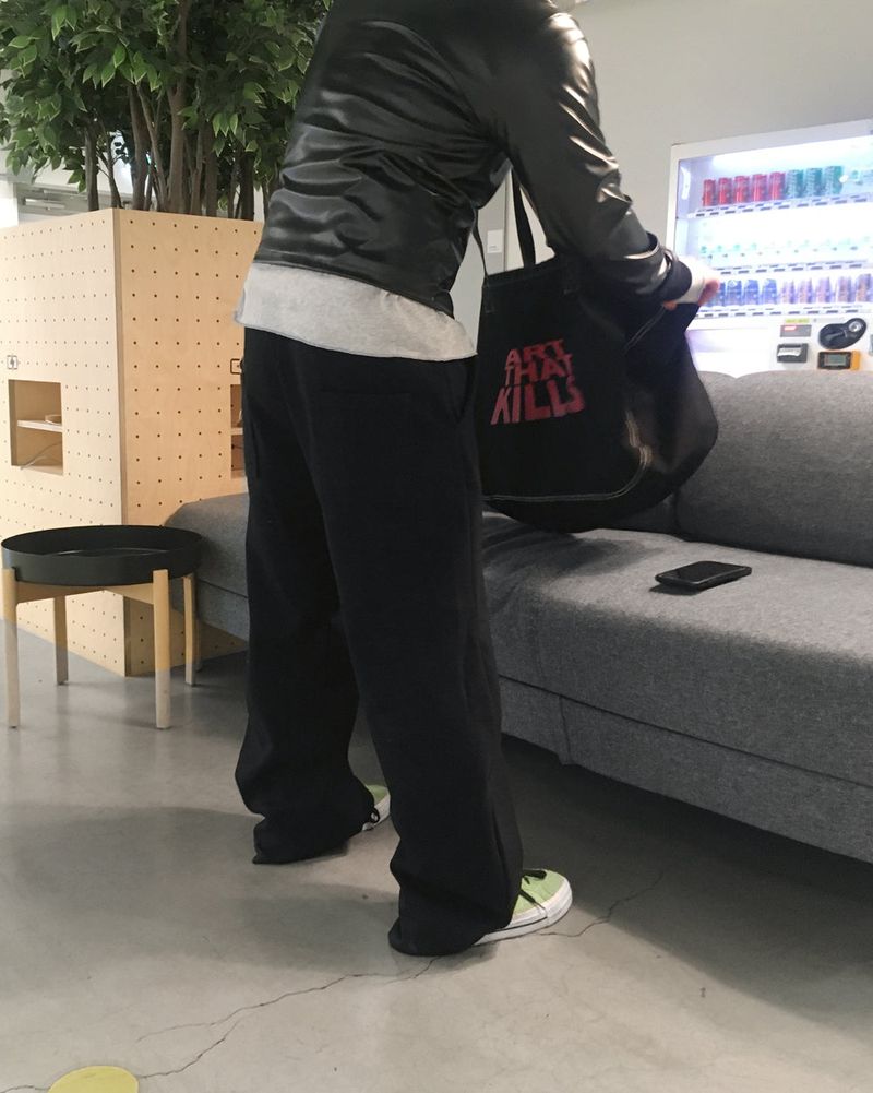 No.1618 curved flare sweat PT