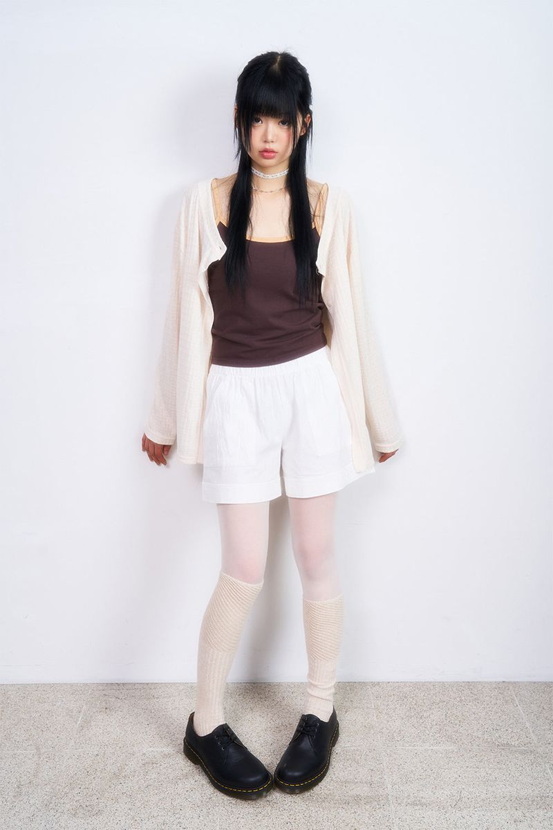 Rocio banding wide shorts