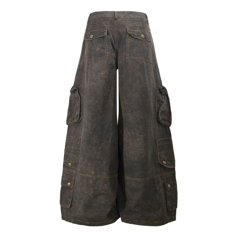 Urban Vintage Cargo Wide Pants 232919392