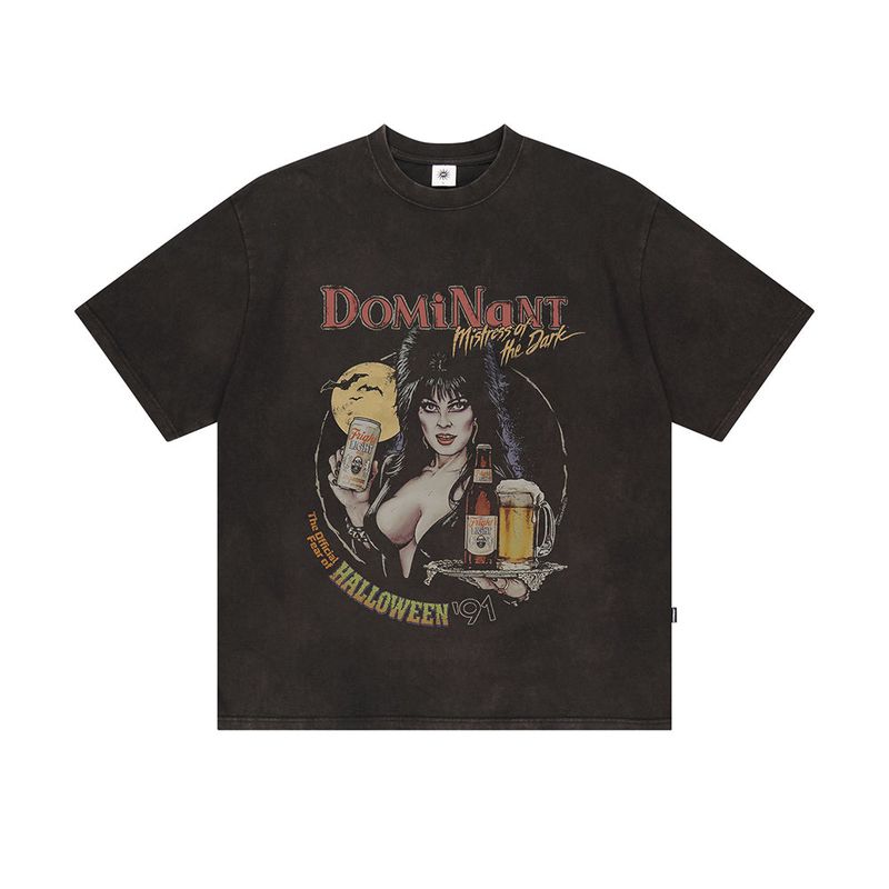 dominant（ドミナント）の「Vintage Washing Elvira Tee Black（Tops）」