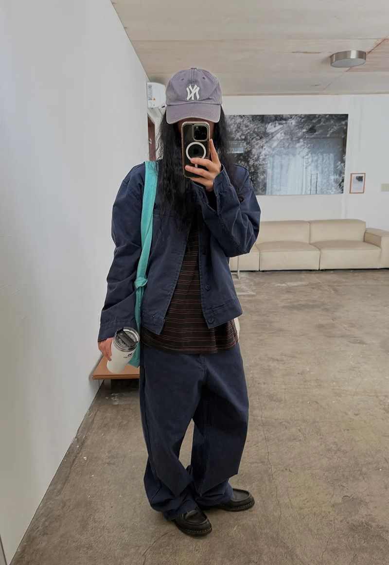 cachion washing work jacket