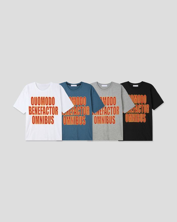 (UNISEX) Quomodo Embo Text Tee
