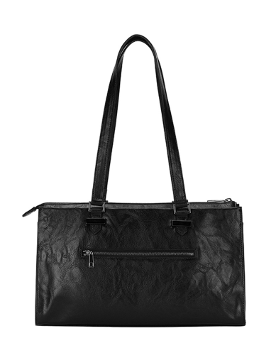 [mnem] leather shoulder bag