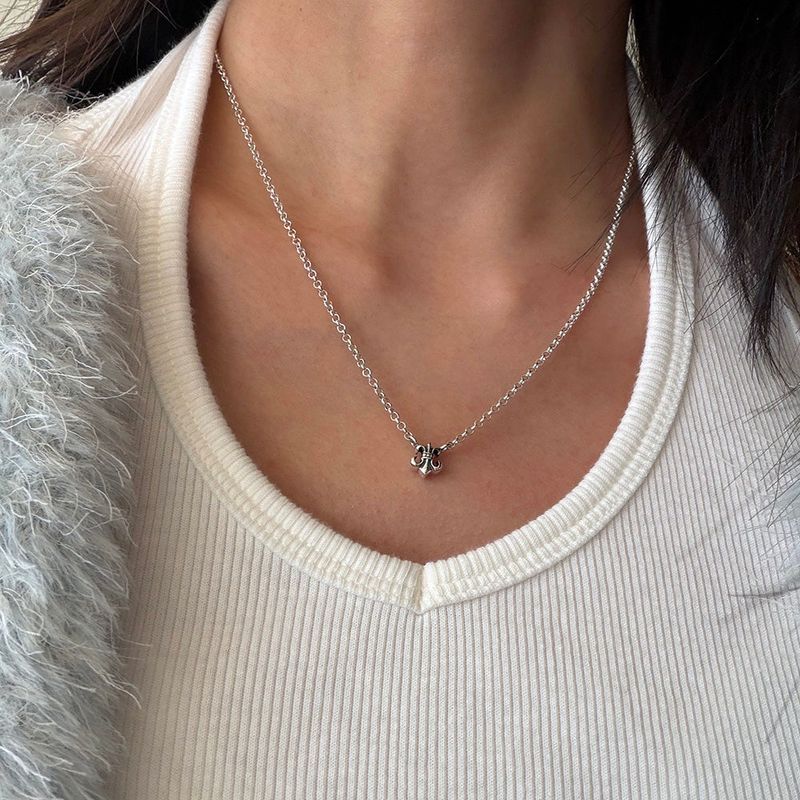 [925silver] Antique spear necklace