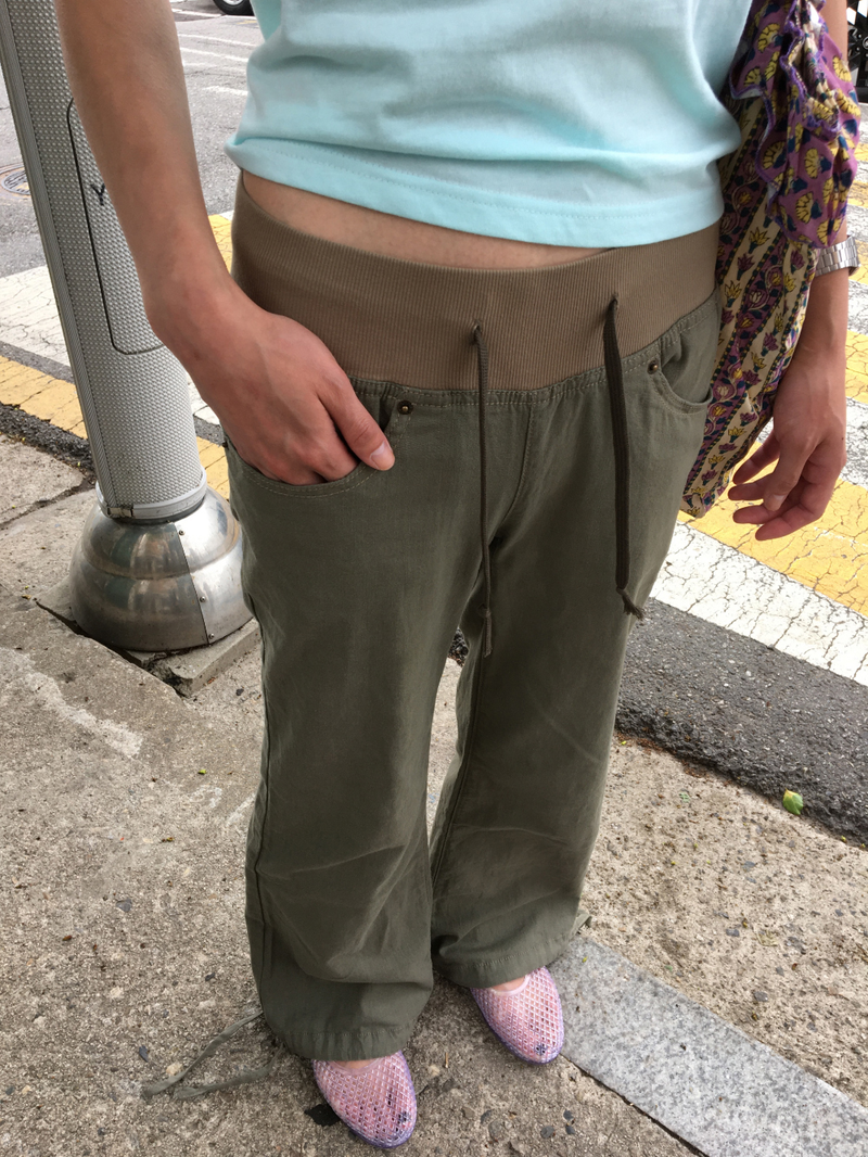 Cracker banding bootcut pants (2color)