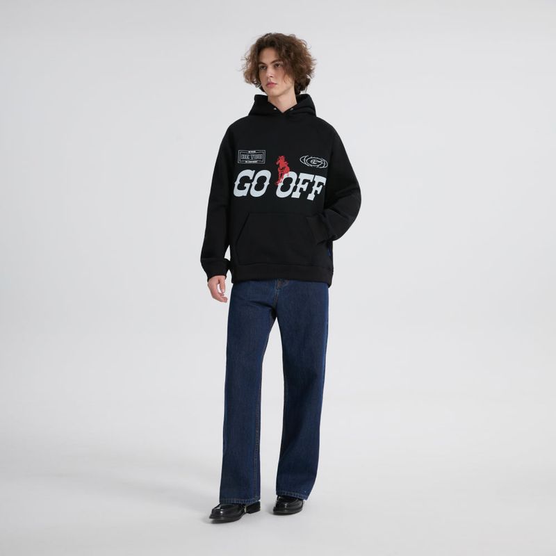 14oz デサイズドセルビッジローワイドレッグジーンズ ネイビー