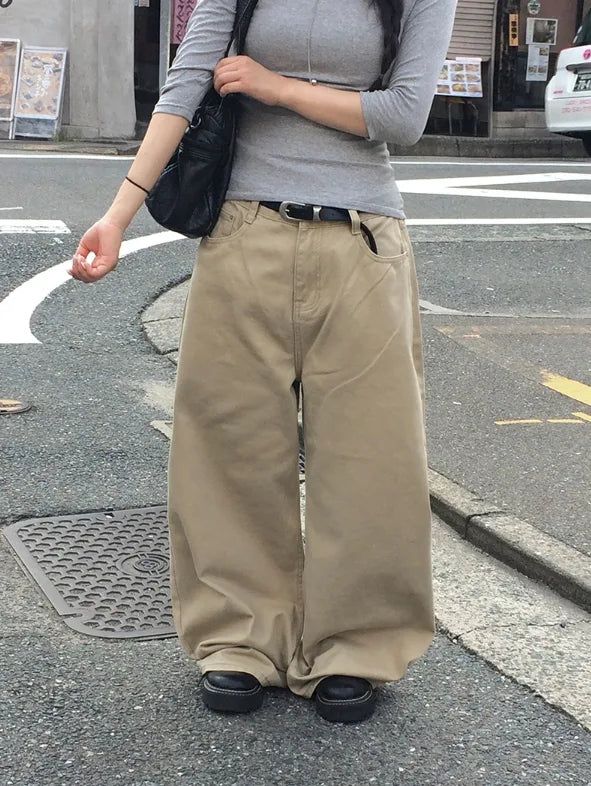 Ruel Wide Cotton Pants