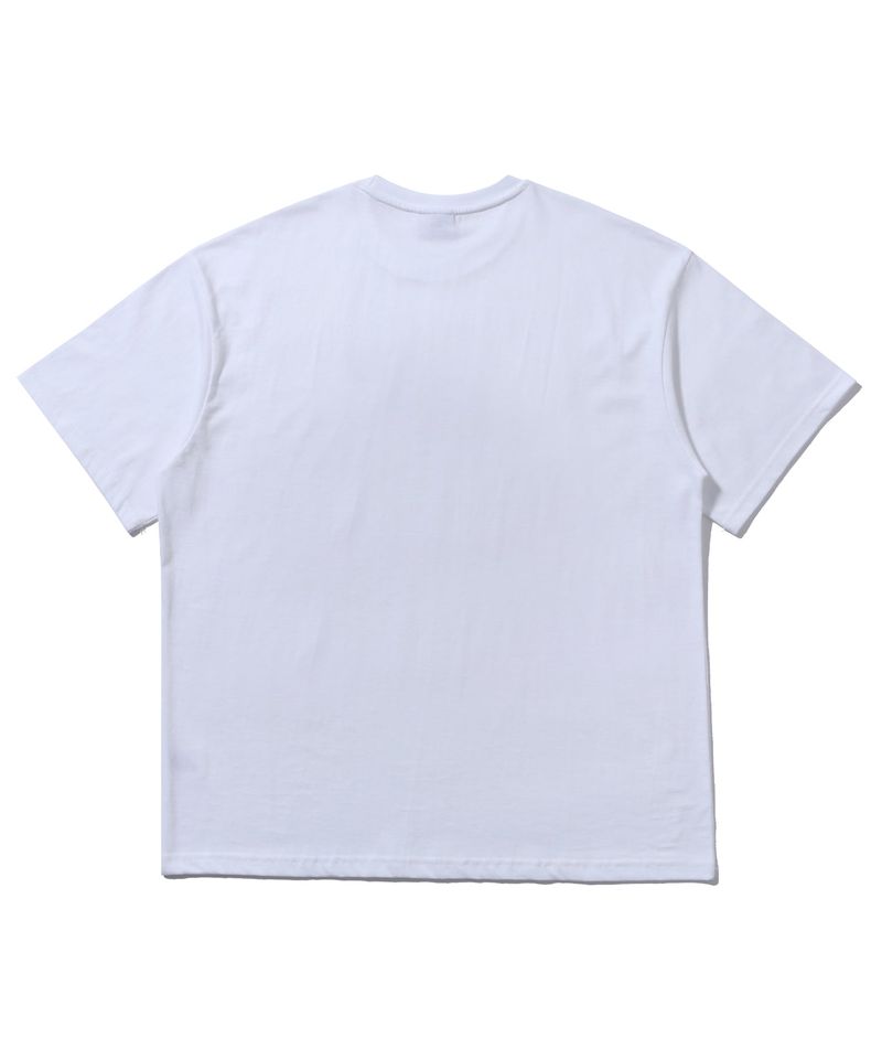 BLEED LOGO T-SHIRT WHITE-BLACK